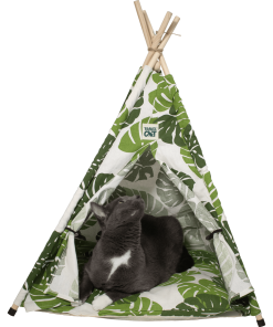 Travel Cat Monstera Cat Tent Bed